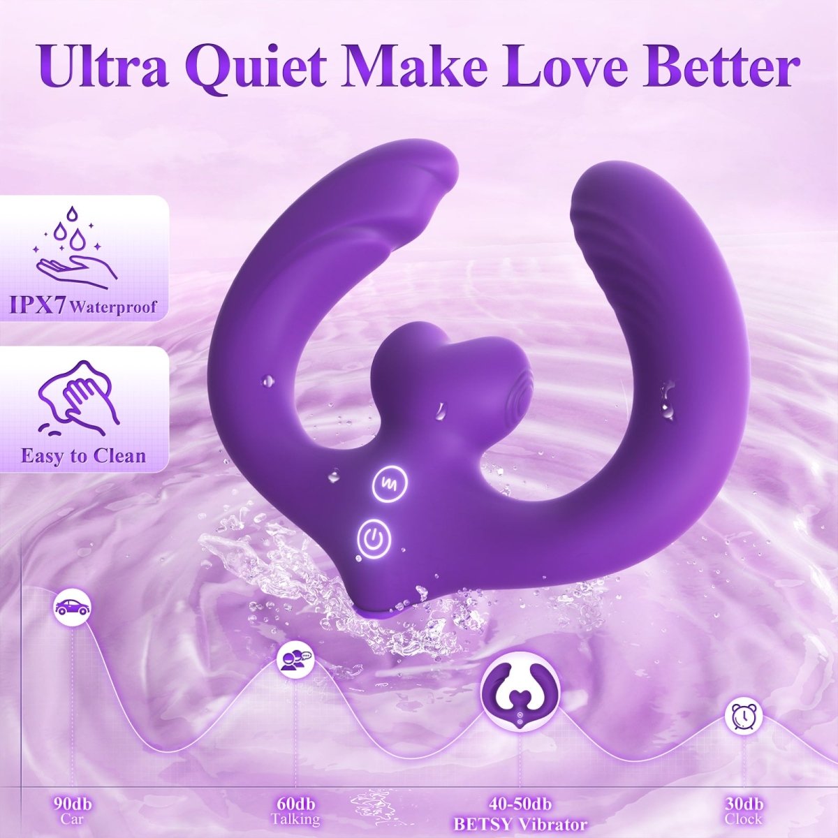 Remote-Control Double-Ended Vibrator