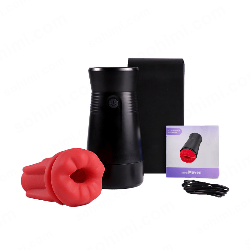 Mouth-Style Vibrating Male Masturbator