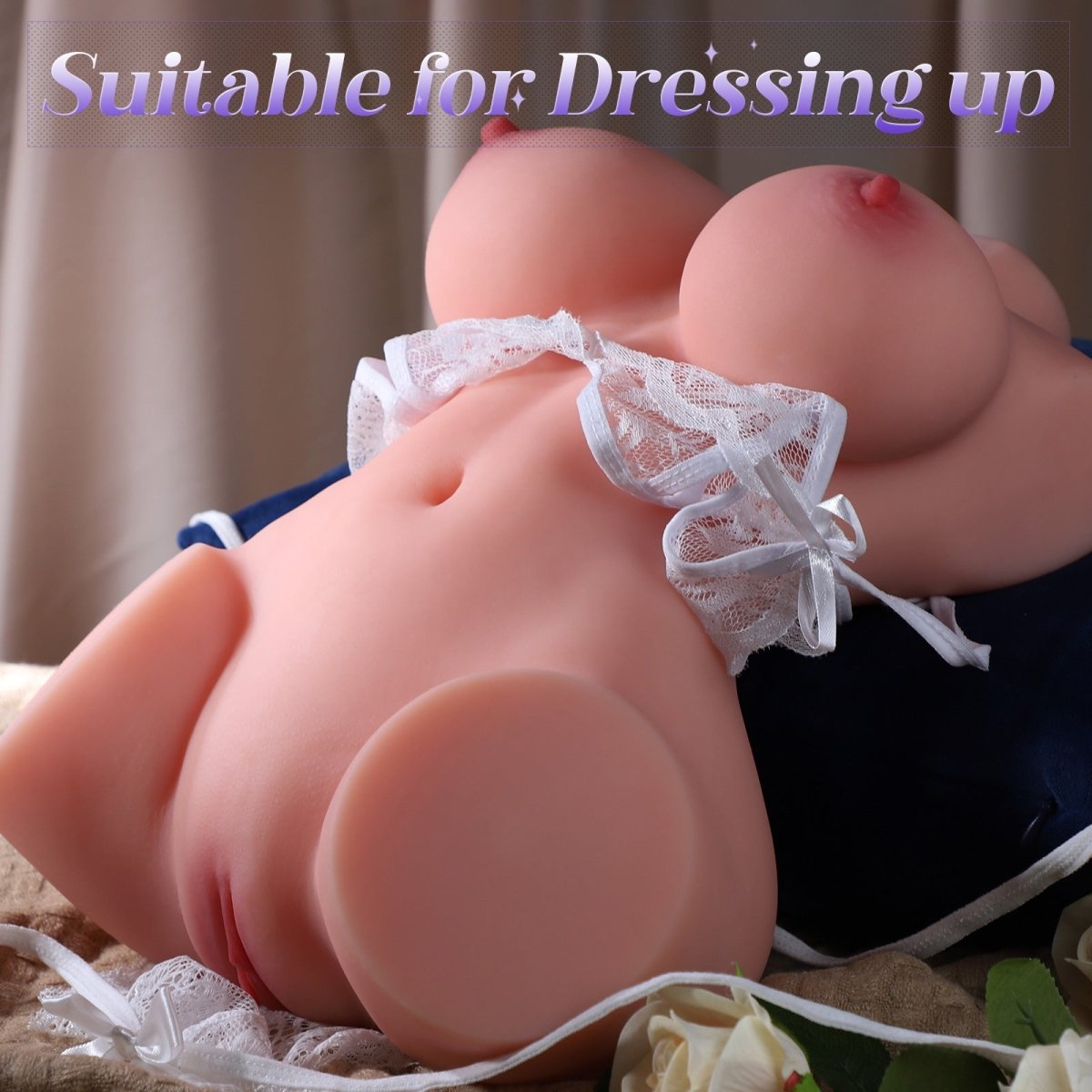 18lb TPE Torso Sex Doll with Dual Channels