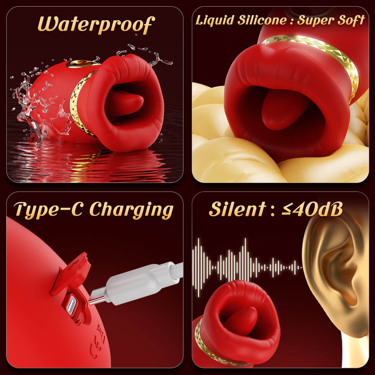 Suction & Tongue-Licking Clitoral Vibrator