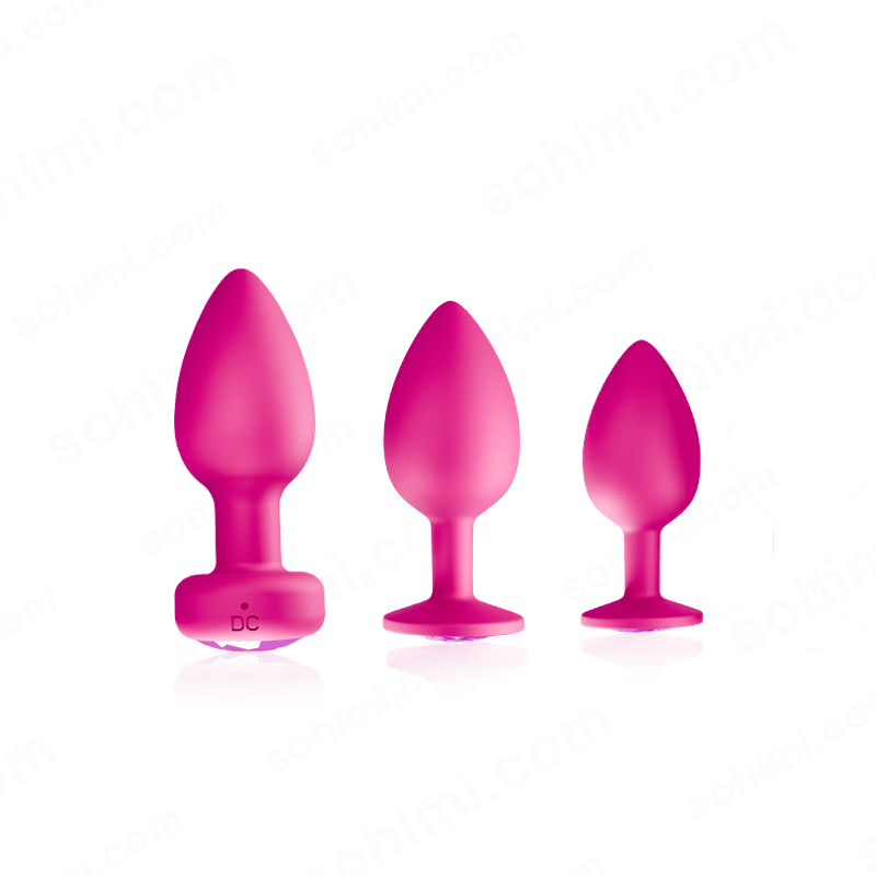 App-Controlled 3-Piece Anal Vibrator Set