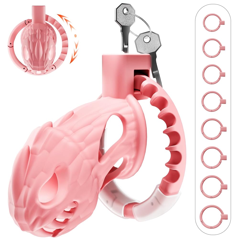 Adjustable Hollow Male Chastity Cage