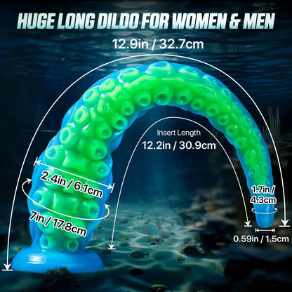 Glow-in-the-Dark Tentacle Dildo