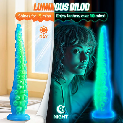 Glow-in-the-Dark Tentacle Dildo