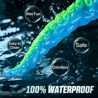 Glow-in-the-Dark Tentacle Dildo