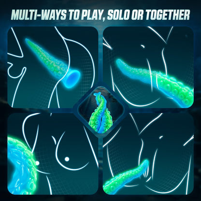 Glow-in-the-Dark Tentacle Dildo