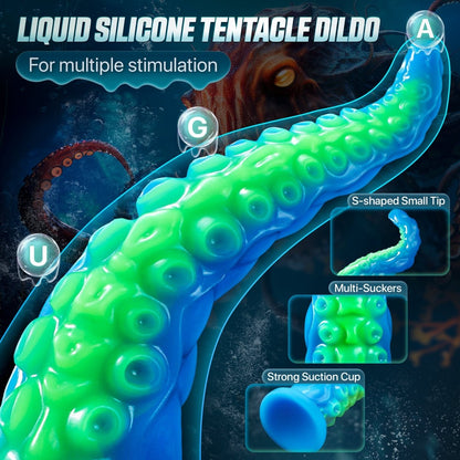 Glow-in-the-Dark Tentacle Dildo