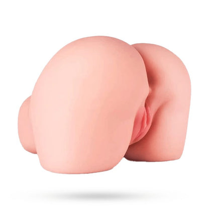 16.5LB Realistic TPE Butt Masturbator with Dual Channels