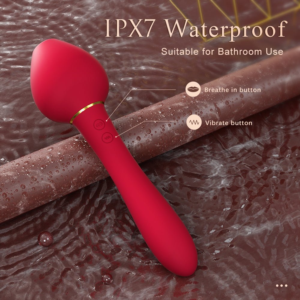 Sucking and Vibrating Clit and G-Spot Vibrator