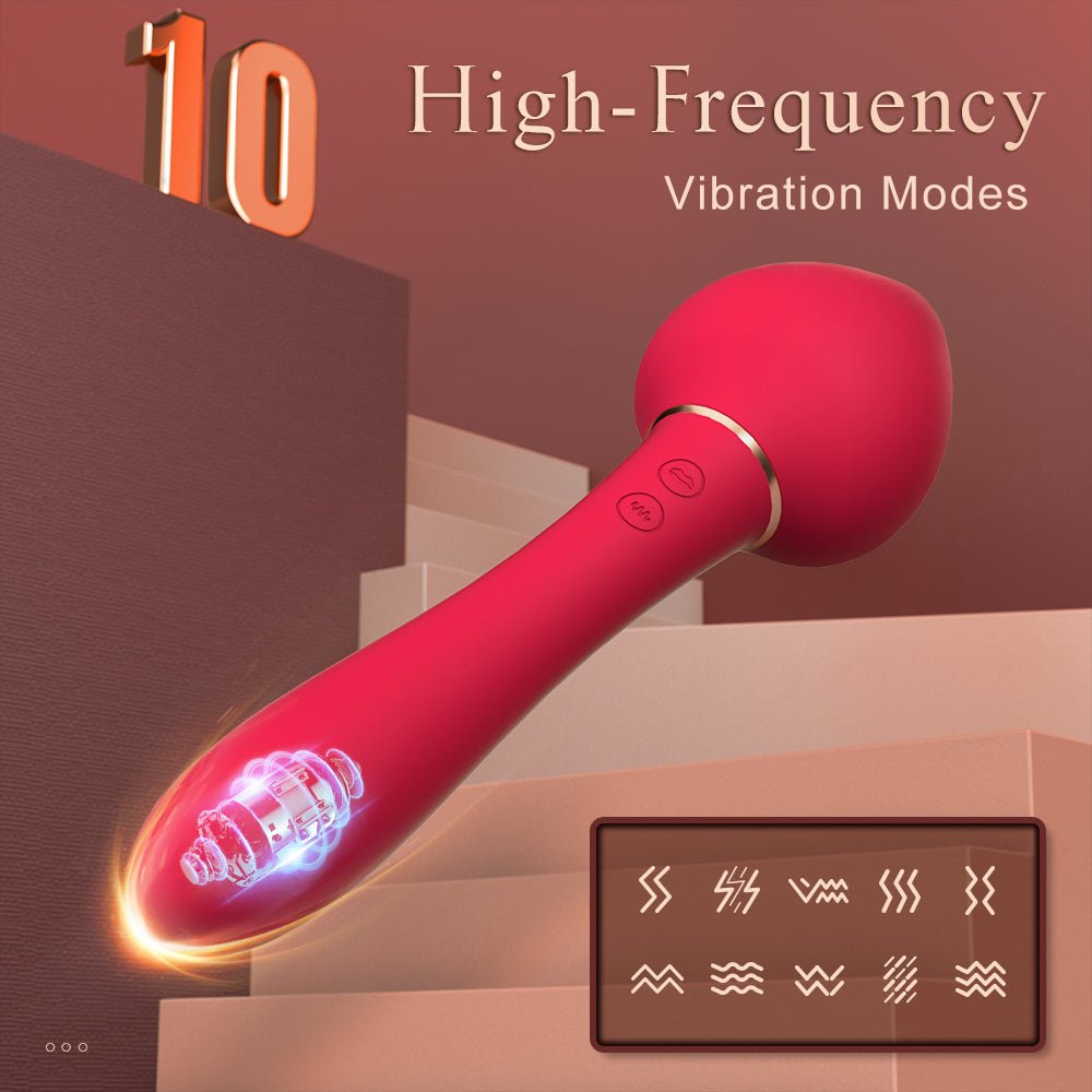 Sucking and Vibrating Clit and G-Spot Vibrator