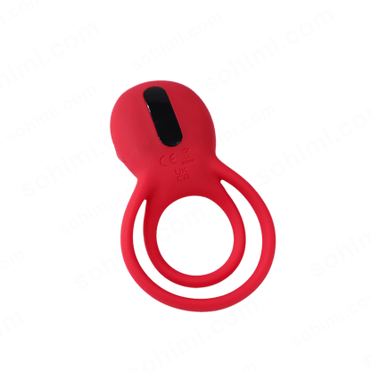 Tongue-Licking Double Penis Ring