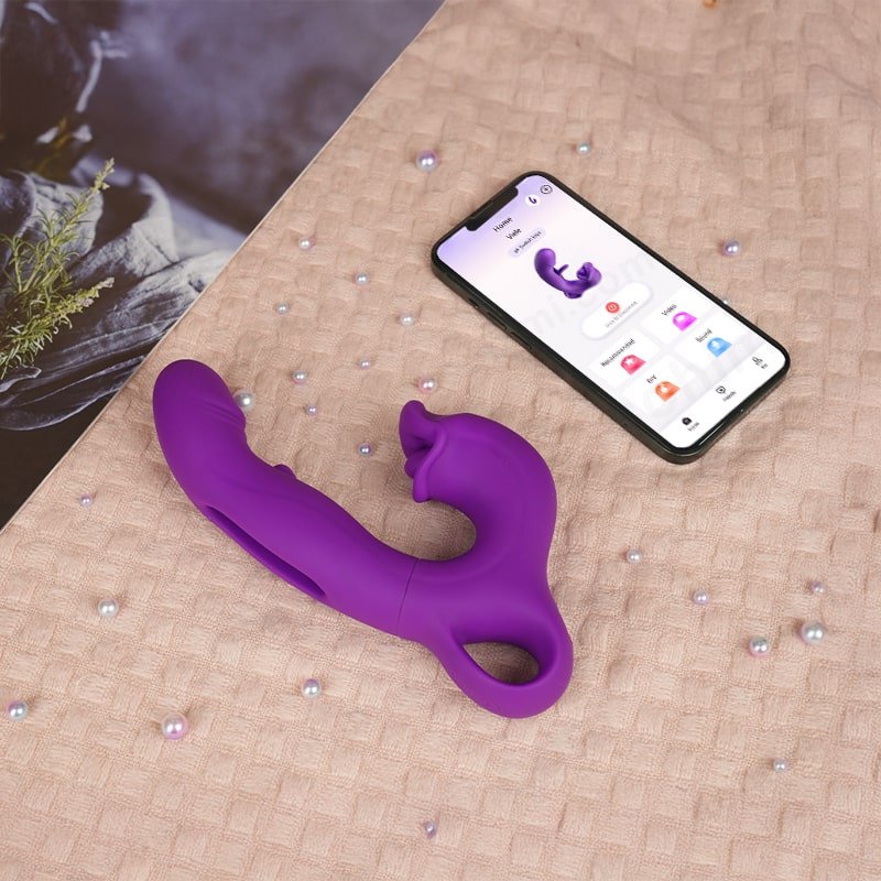 App-Controlled Tongue & Suction Vibrator