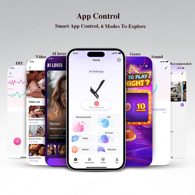 Multi-Function Vibrating Penis Ring