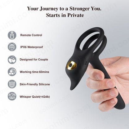 Multi-Function Vibrating Penis Ring