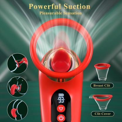 App-Controlled Tongue & Suction Vibrator