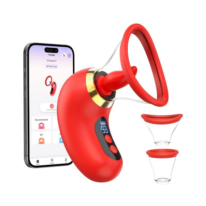 App-Controlled Tongue & Suction Vibrator