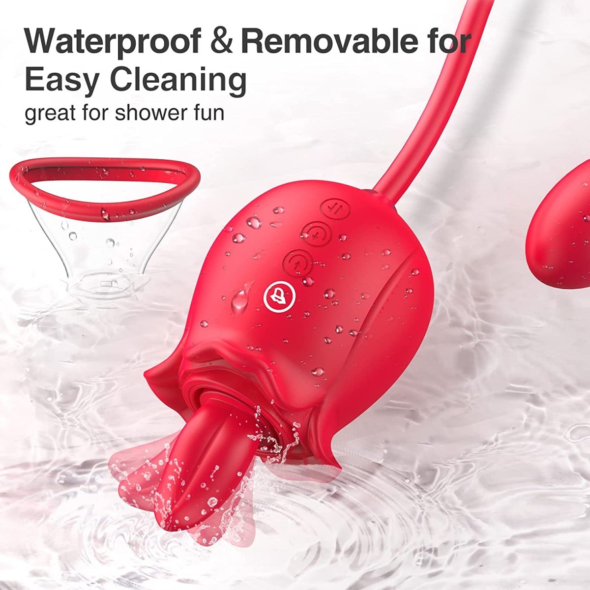 3-in-1 Rose Vibrator