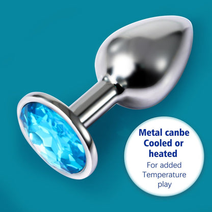 3 Pcs Metal Anal Plugs for Man and Woman