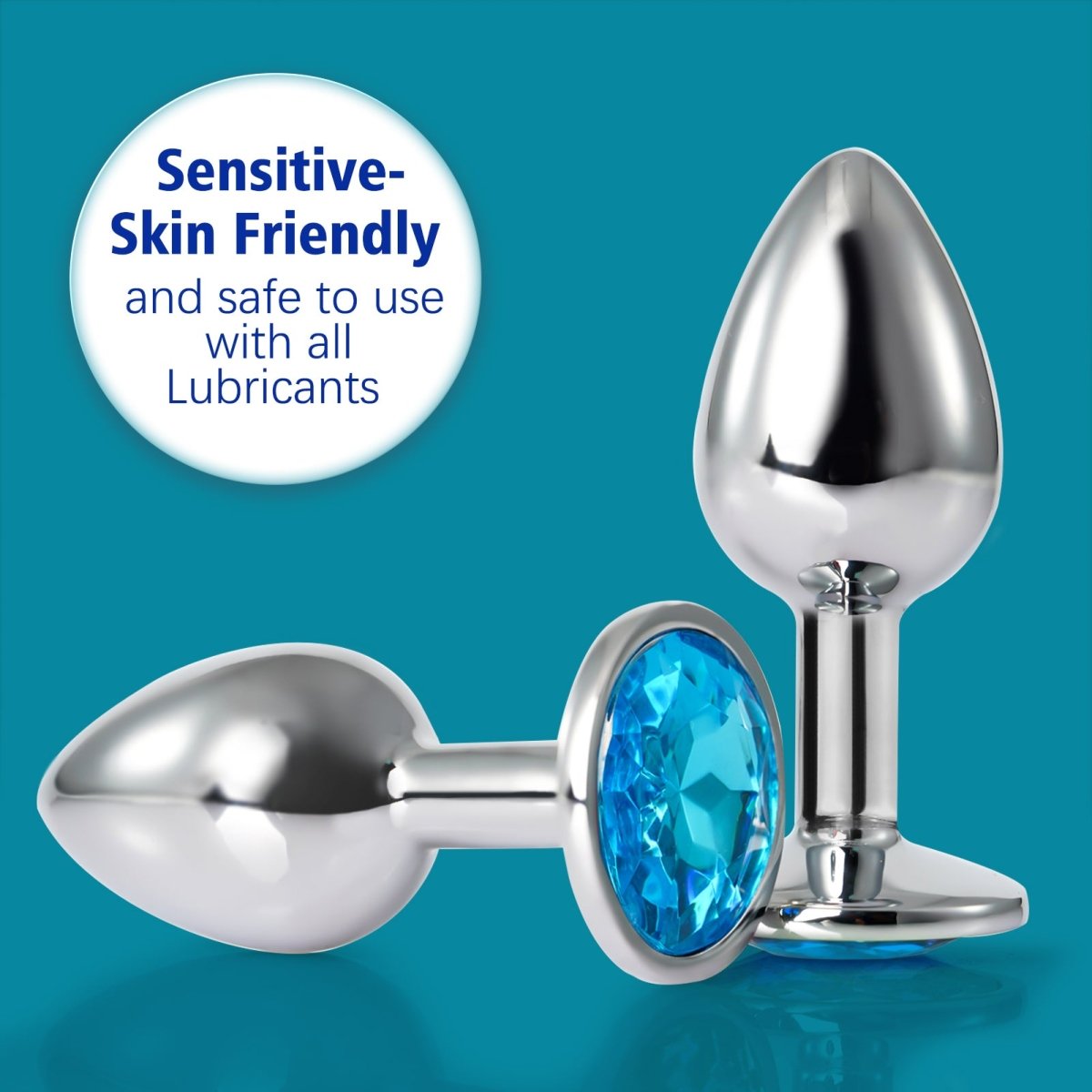 3 Pcs Metal Anal Plugs for Man and Woman