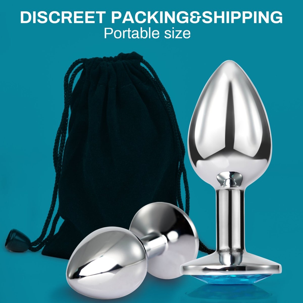 3 Pcs Metal Anal Plugs for Man and Woman