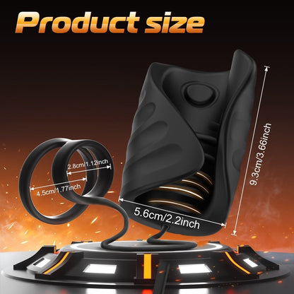 4-in-1 App-Controlled Penis Trainer with Cock Ring