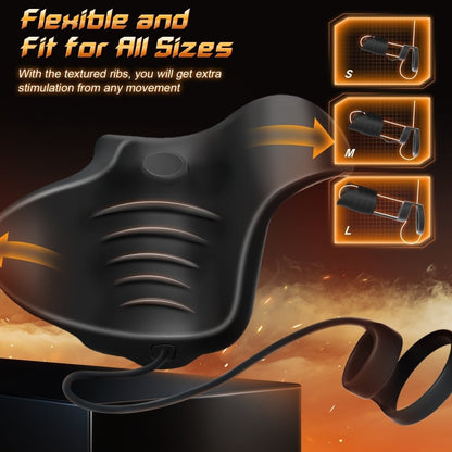 4-in-1 App-Controlled Penis Trainer with Cock Ring