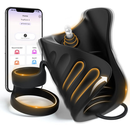 4-in-1 App-Controlled Penis Trainer with Cock Ring