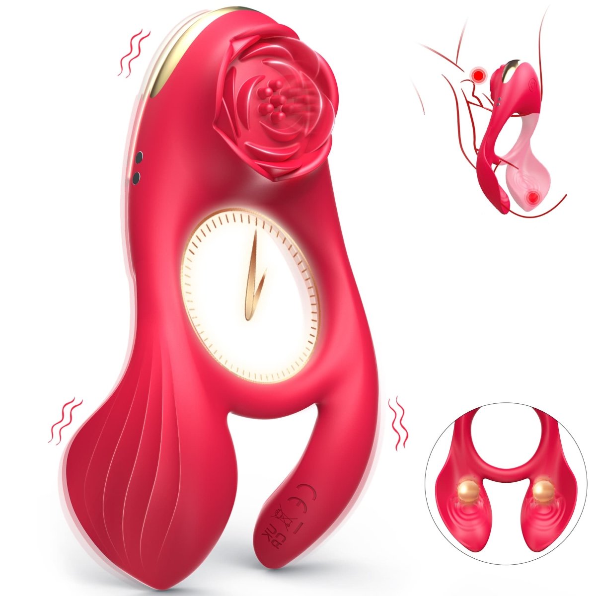 4-in-1 Multi-Stimulation Penis Ring