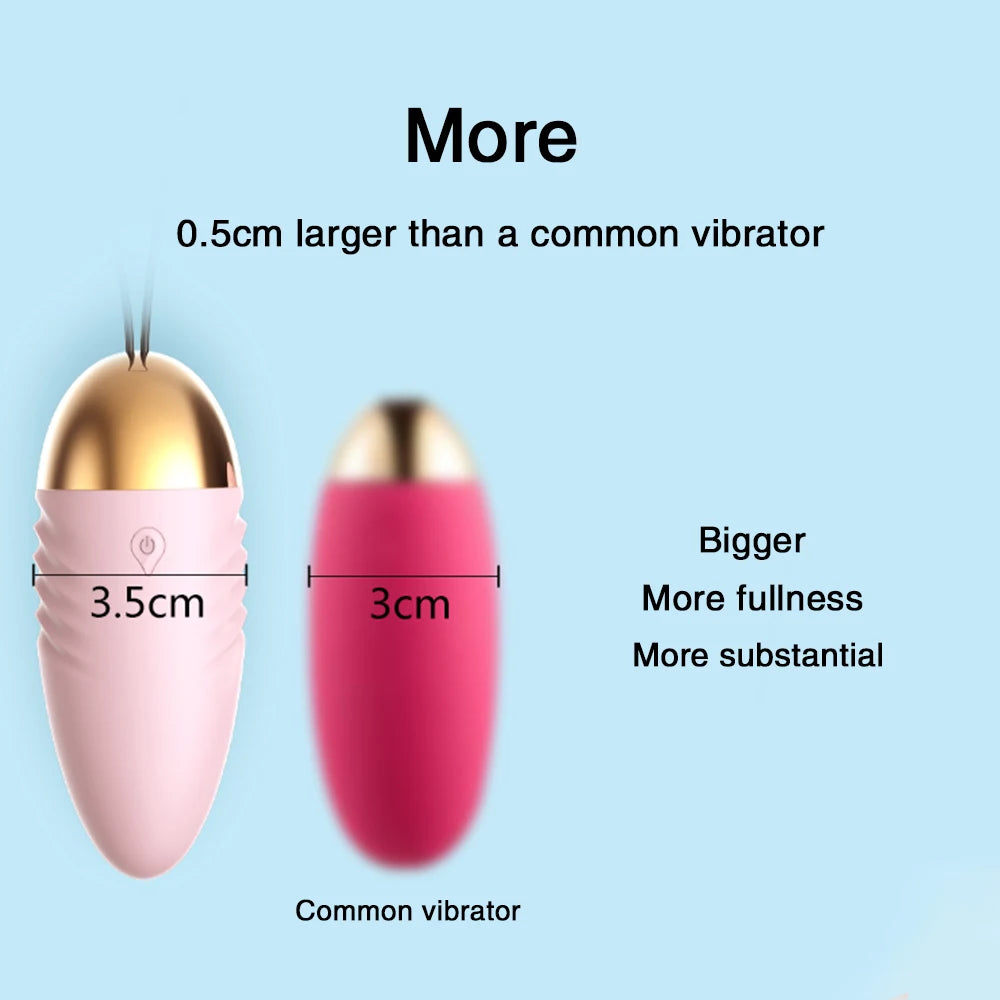 Wireless Remote Control Vibrating Egg – Bullet G-Spot Massager for Women