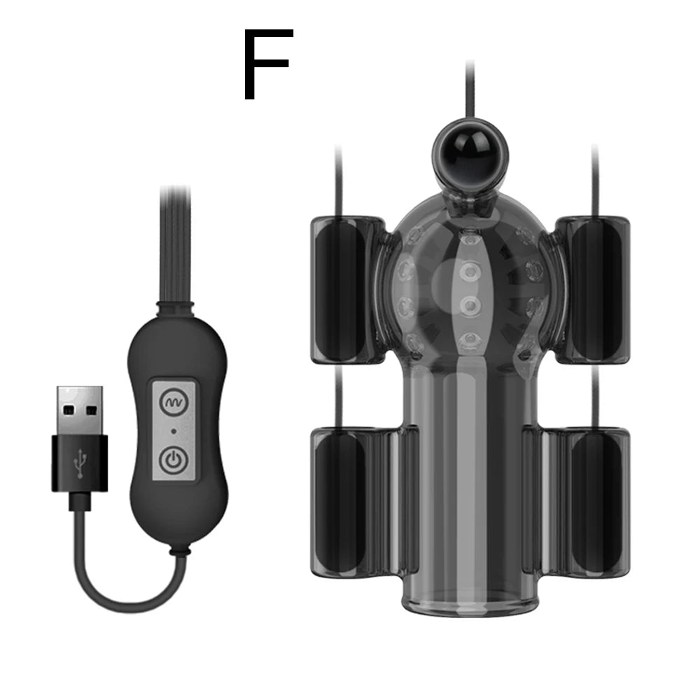 20-Speed Penis Ring Vibrator – Glans Trainer & Delay Ejaculation Toy for Men