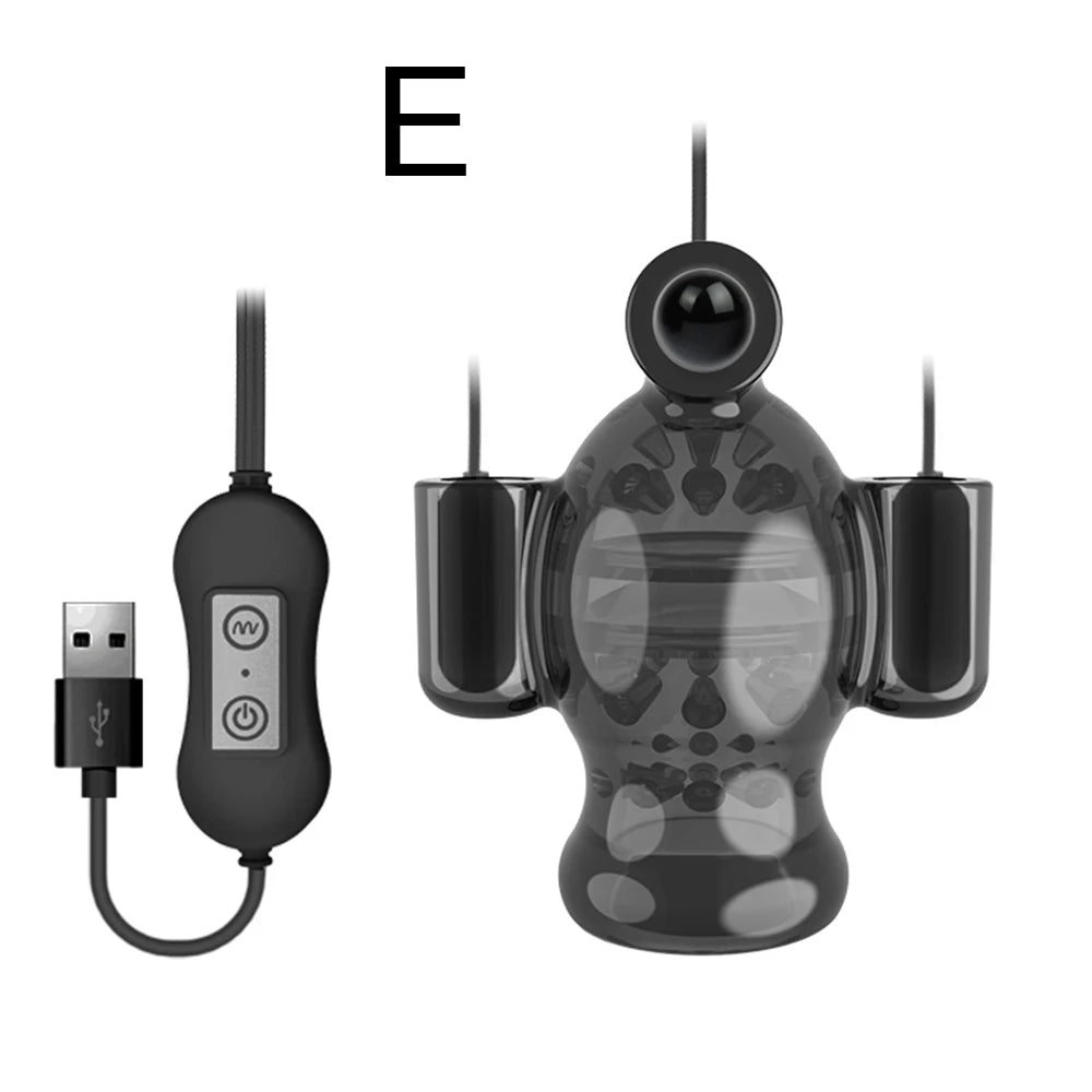 20-Speed Penis Ring Vibrator – Glans Trainer & Delay Ejaculation Toy for Men