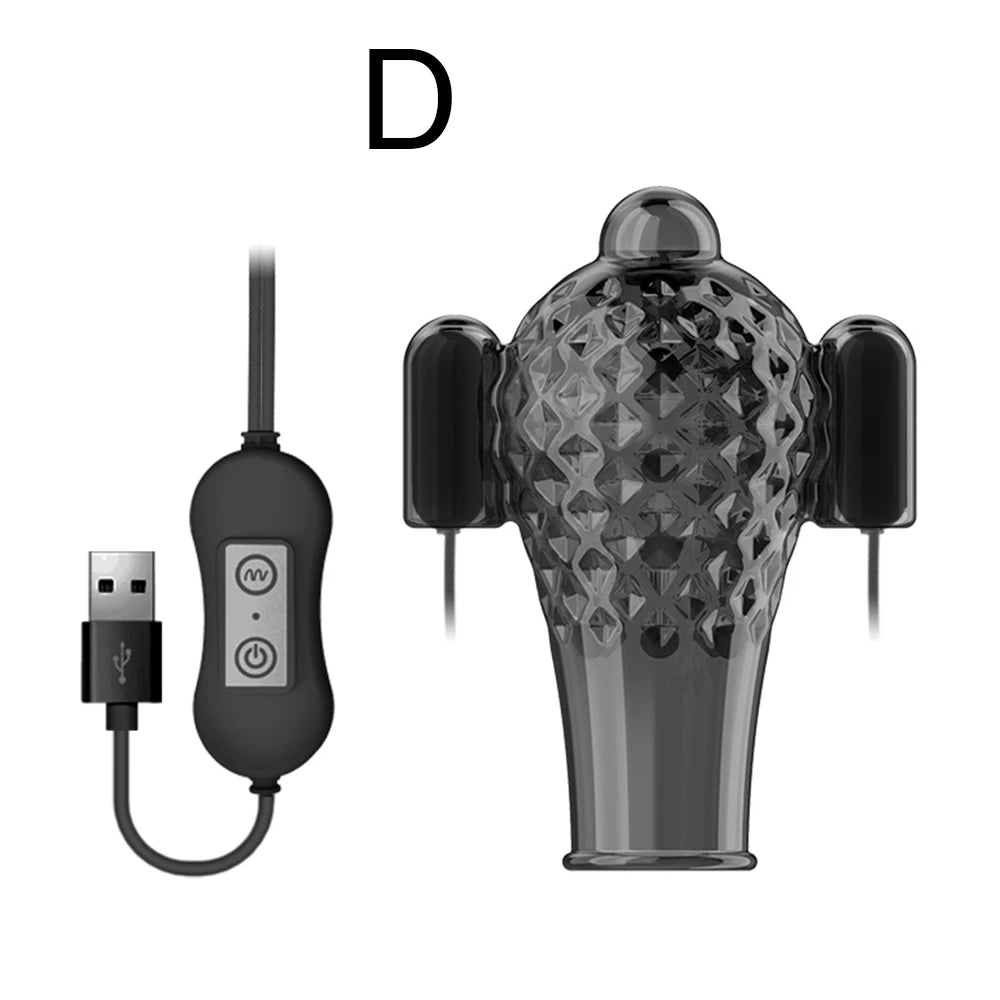 20-Speed Penis Ring Vibrator – Glans Trainer & Delay Ejaculation Toy for Men