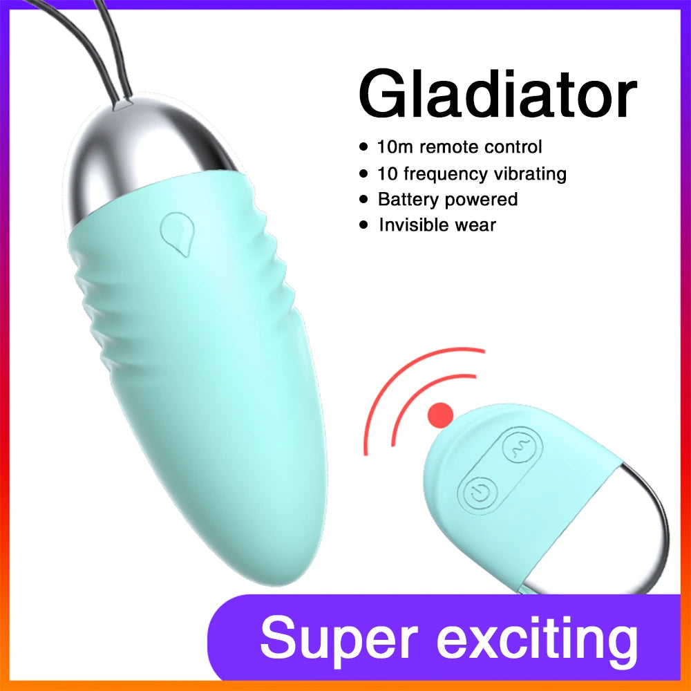 Wireless Remote Control Vibrating Egg – Bullet G-Spot Massager for Women