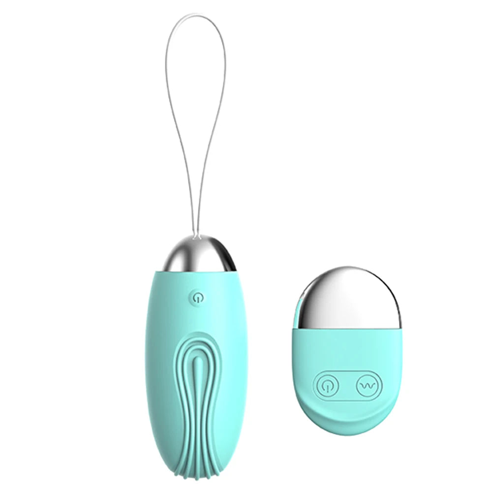 Wireless Remote Control Vibrator – 10-Speed Bullet Egg & Kegel Ball for Women