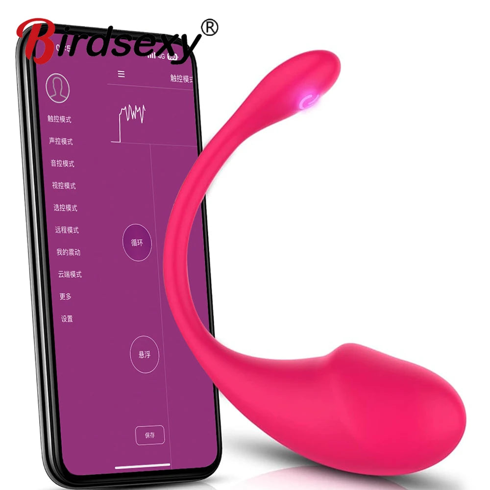 APP & Bluetooth Vibrating Egg – Wireless Remote G-Spot Massager for Women