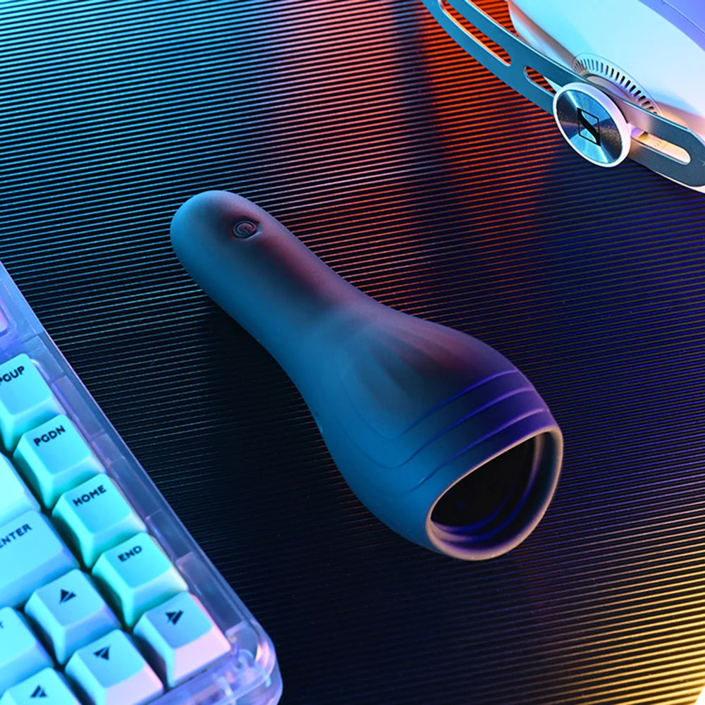 10-Mode Penis Delay Trainer – Oral Climax Glans Massager for Men