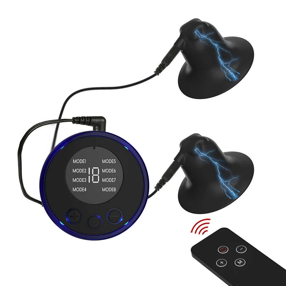 Electric Shock Nipple Clamps – BDSM Clitoris & Labium Clips (18+)