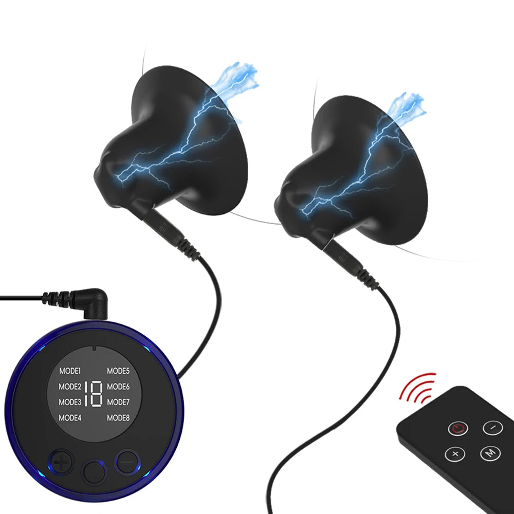 Electric Shock Nipple Clamps – BDSM Clitoris & Labium Clips (18+)