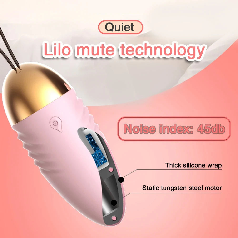 Wireless Remote Control Vibrating Egg – Bullet G-Spot Massager for Women