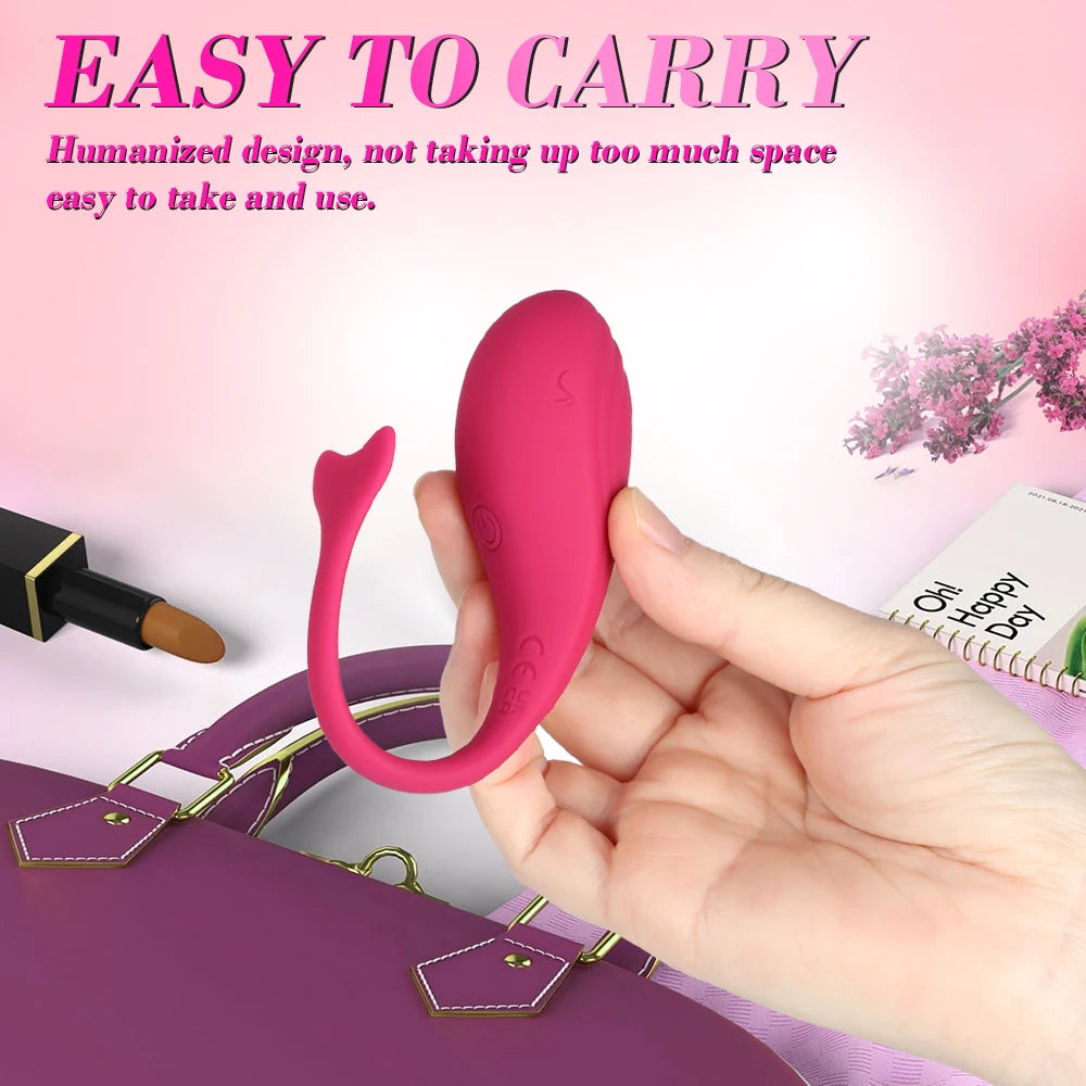 9-Speed APP Vibrating Dildo – Wearable G-Spot & Anal Egg for Couples