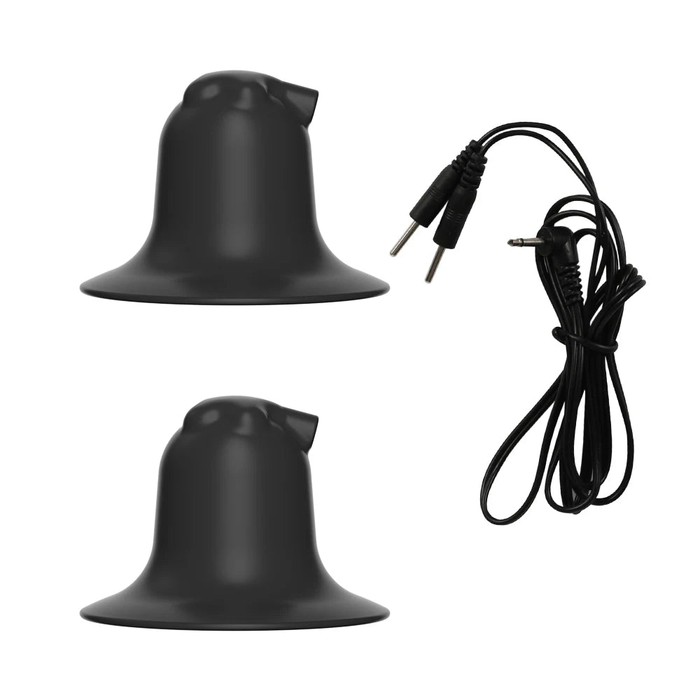 Electric Shock Nipple Clamps – BDSM Bondage Clitoris Clamp for Women (18+)