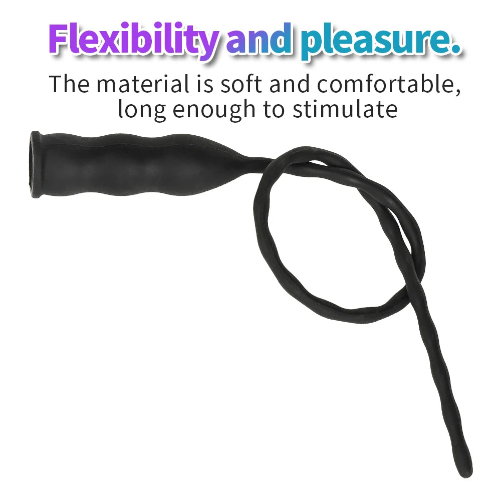 10-Frequency Urethral Vibrator – Penis Plug & Catheter Stimulator for Men