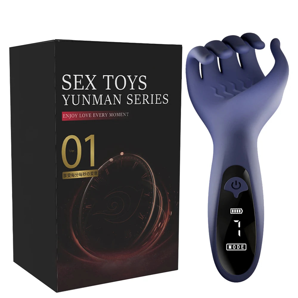 10-Speed Glans Trainer – Vibrating Penis Delay Masturbator for Men