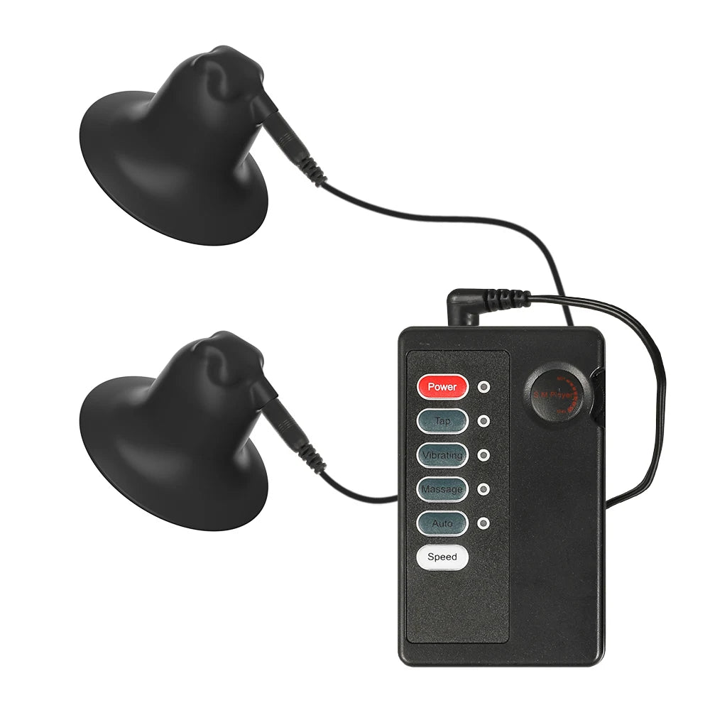 Electric Shock Nipple Clamps – BDSM Clitoris & Labium Clips (18+)