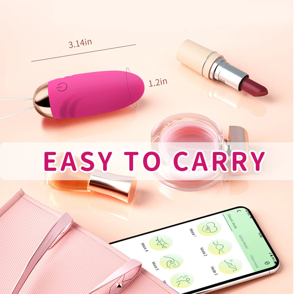 APP Wearable Dildo Vibrator – G-Spot & Anal Vibrating Egg Panties for Women