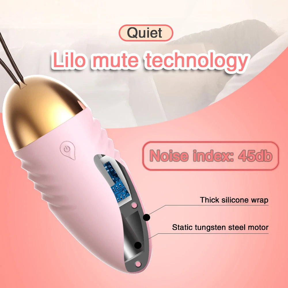 Wireless Remote Control Vibrating Egg – Bullet G-Spot Massager for Women