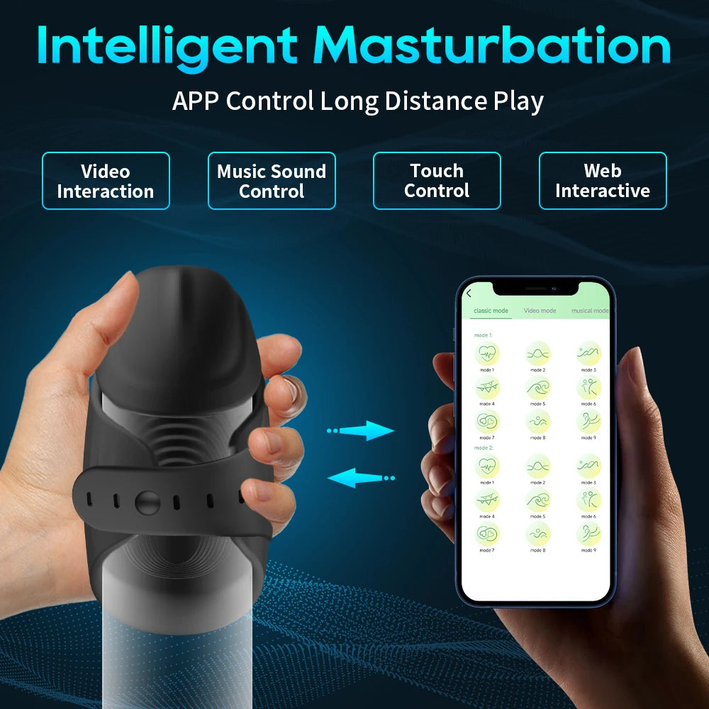 Bluetooth Penis Glans Vibrator – Delay Trainer & Massager for Men