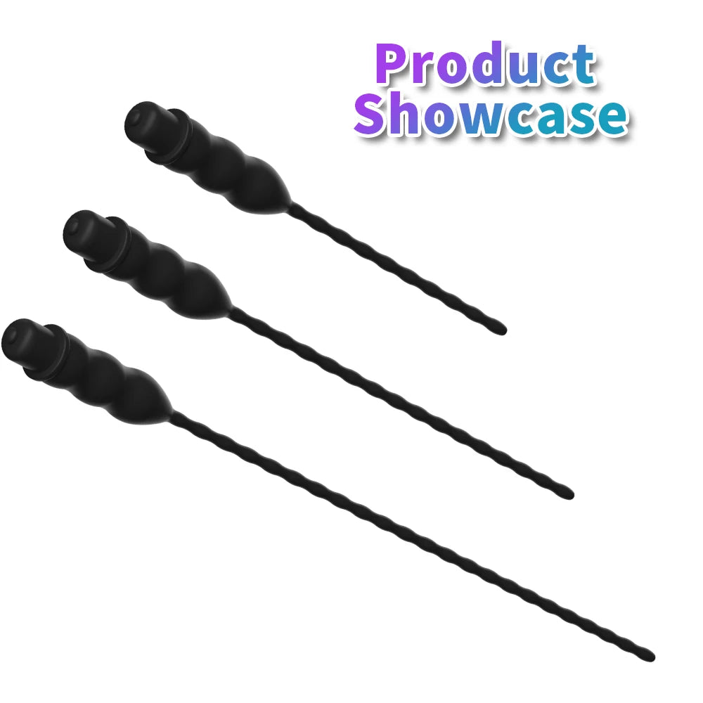 10-Frequency Urethral Vibrator – Penis Plug & Catheter Stimulator for Men