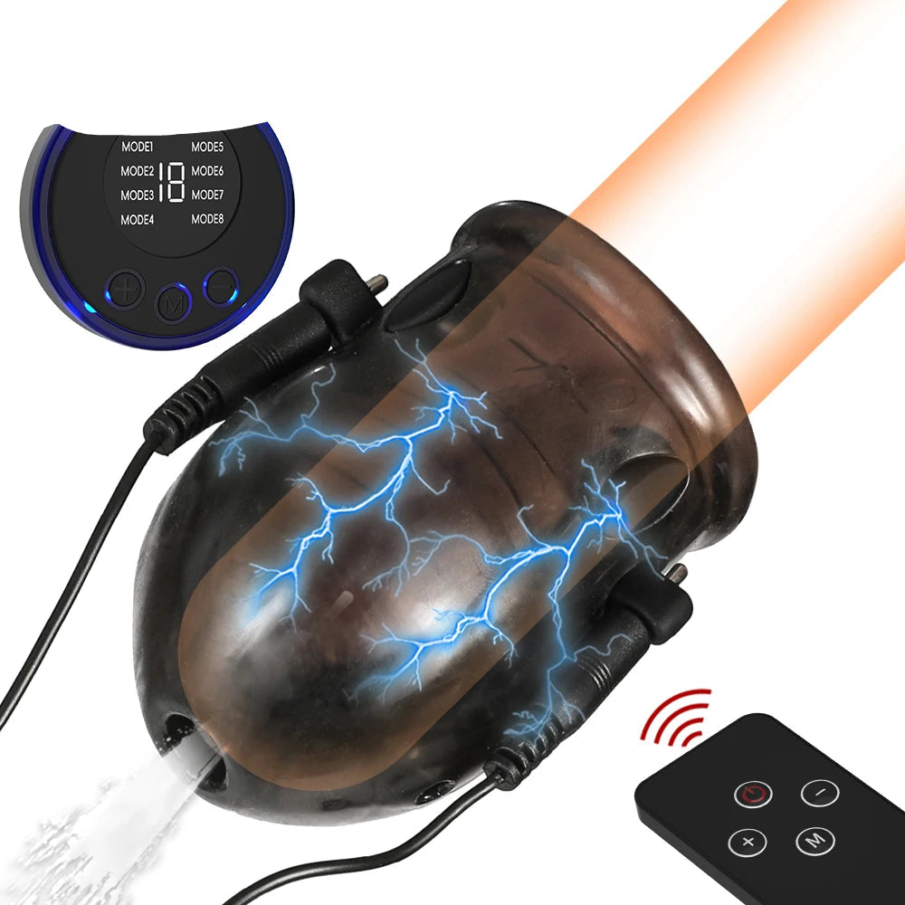 10-Speed Glans Vibrator – Penis Enlargement Trainer & Stimulator for Men