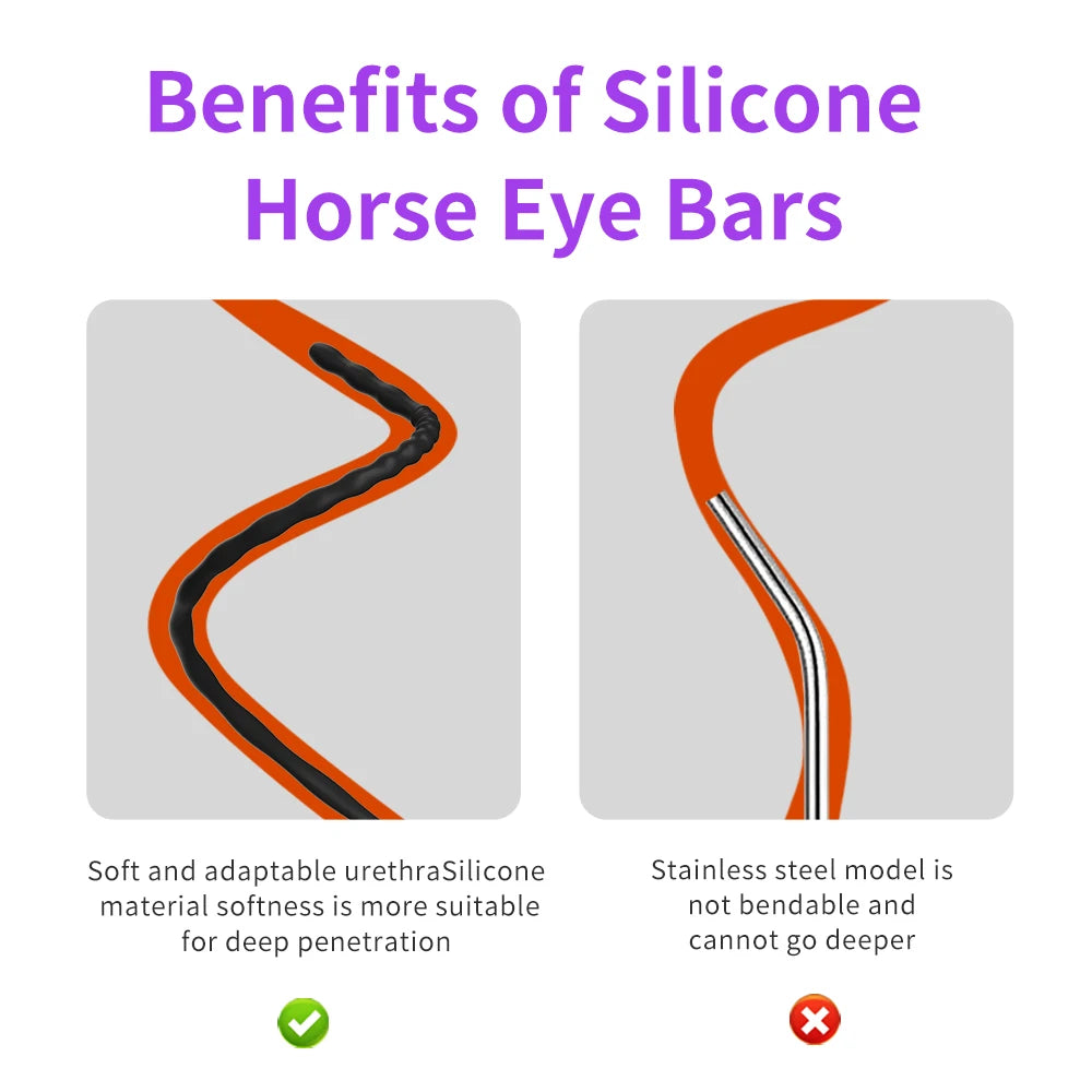 10-Frequency Urethral Vibrator – Penis Plug & Catheter Stimulator for Men